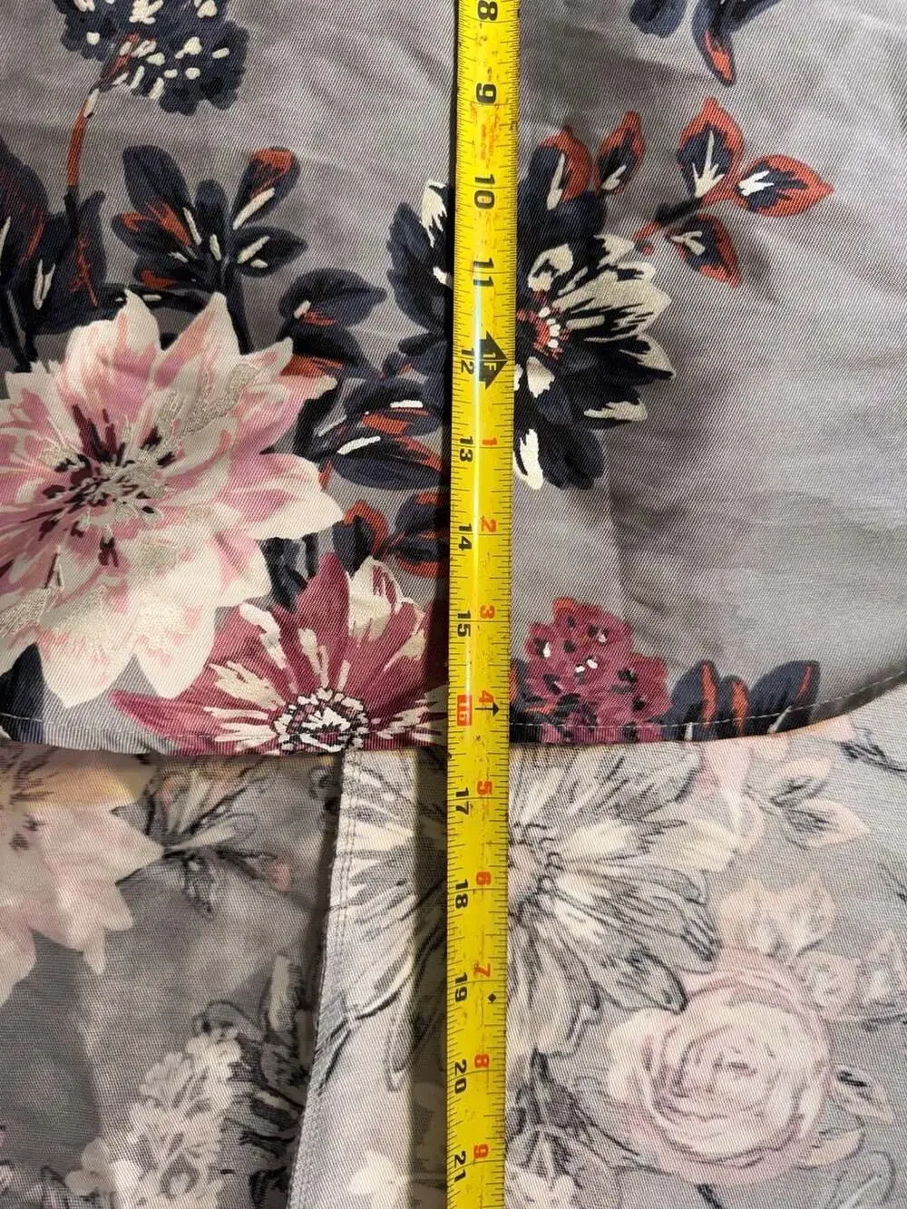 Speechless Kids Girls Floral Skirt Silver Pink Navy Size 10‎ Formal Party